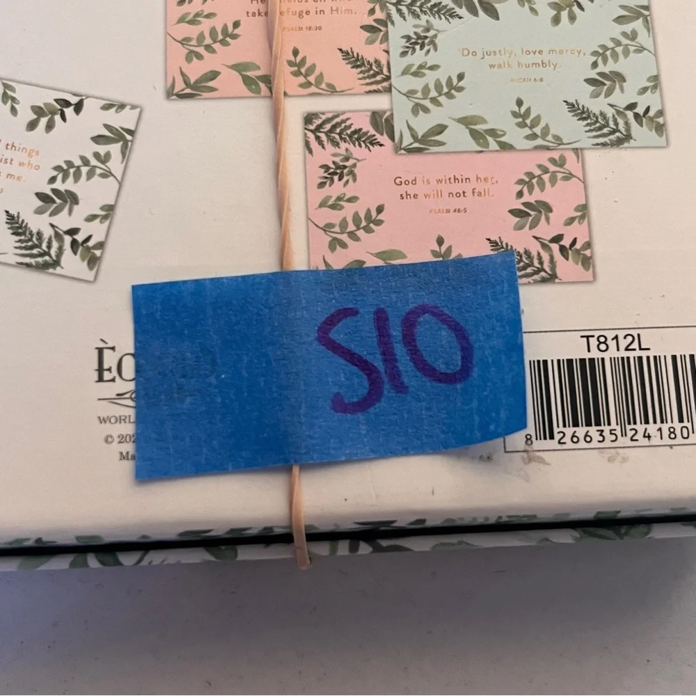 Floral Prayer Card Set